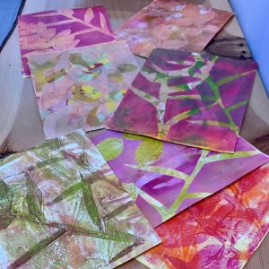 Botanical Prints Gel Printing Workshop with Inge Biekert September 10