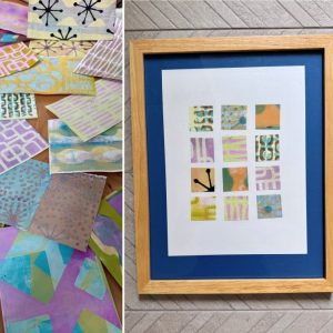 Mid Century Modern Gel Printing Workshop with Inge Biekert September 11