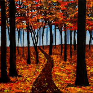 Autumn Forest Paint-along workshop with Ana Johnson Moore: October 30