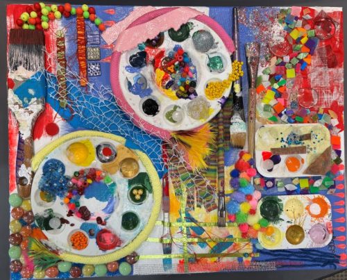 Denise Boyle | All Cleaned Up | mixed media | $165